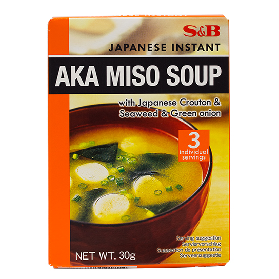 S&B Japanese Instant AKA Miso Soup 10gx3packs