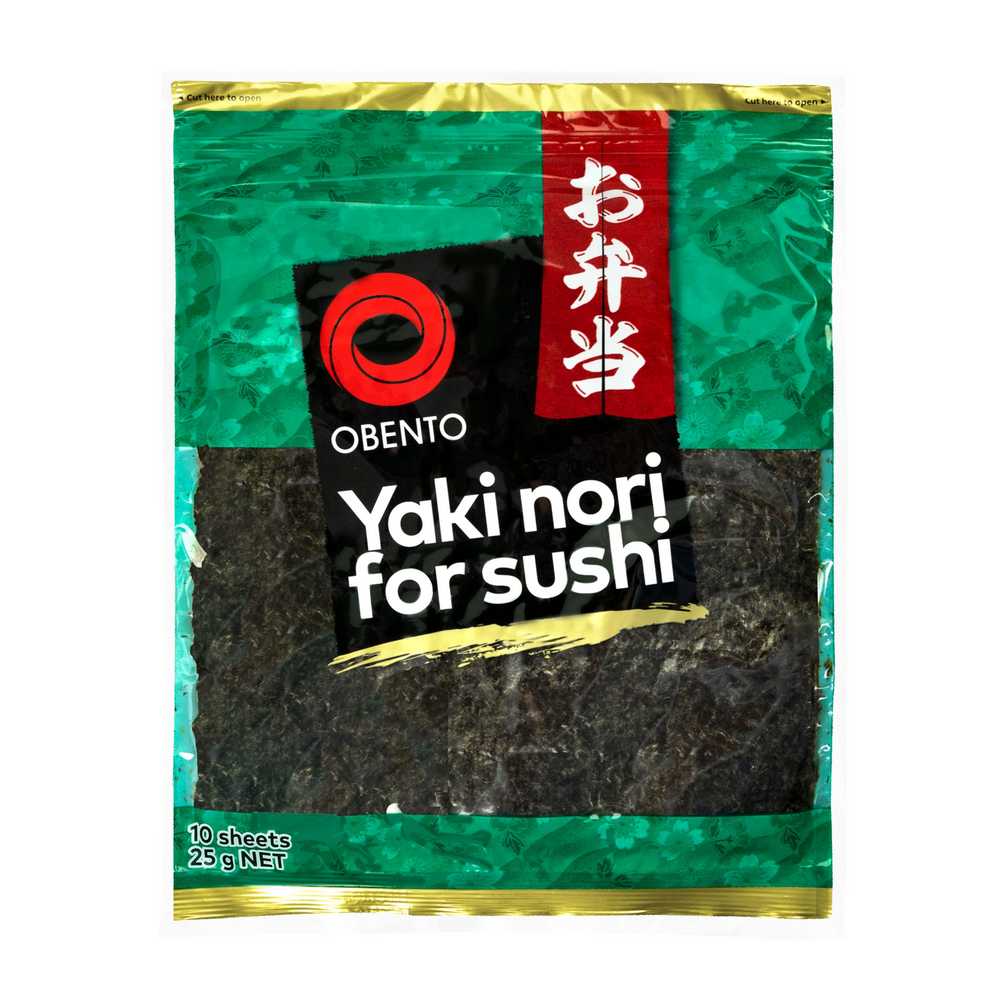 Obento Yaki Nori for Sushi (10 Sheets) 25g