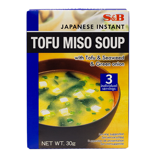 S&B Japanese Instant Tofu Miso Soup 10gx3packs