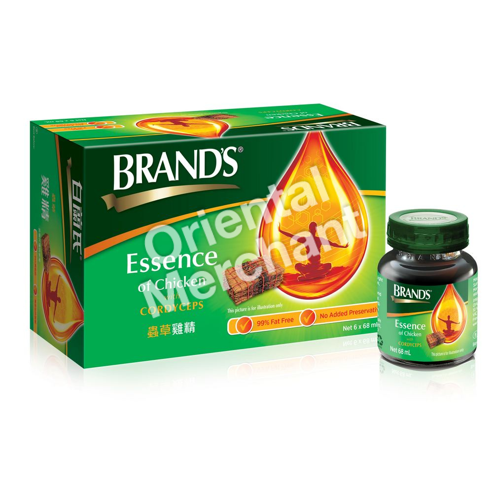 BRAND'S Essence of Chicken with Cordyceps 6x68mL