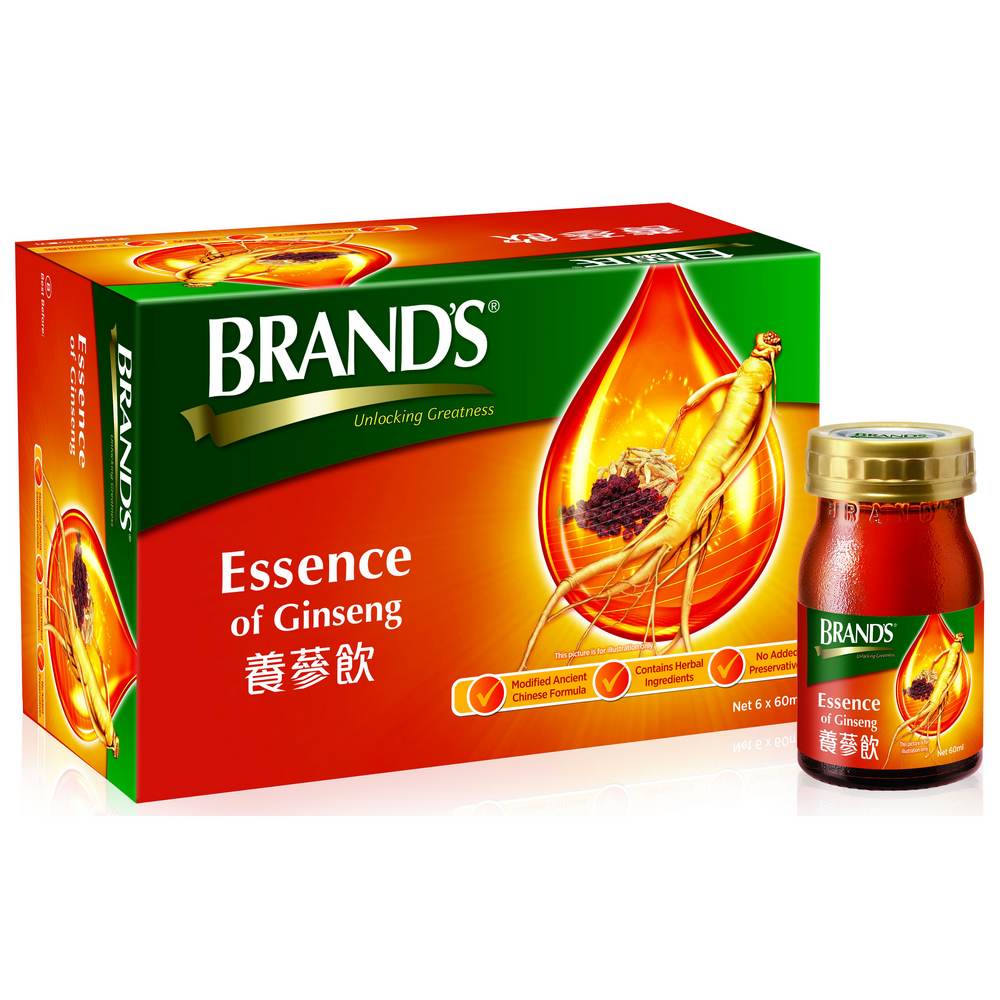 BRAND'S Essence of Ginseng 6x60mL