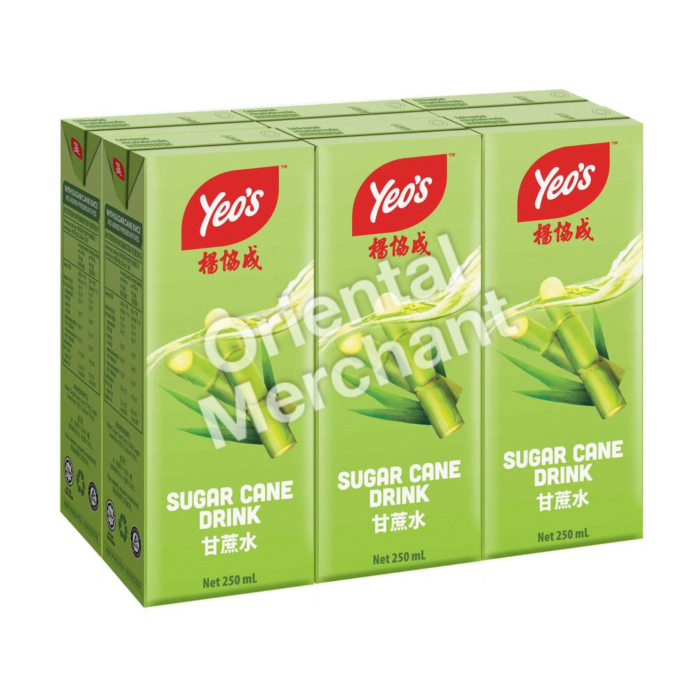 Yeo's Sugar Cane Drink 250mLx6packs