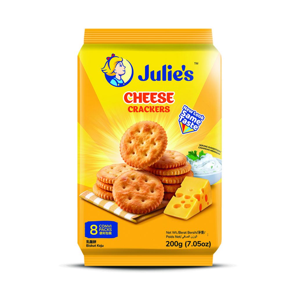 Julies Cheese Crackers 200g