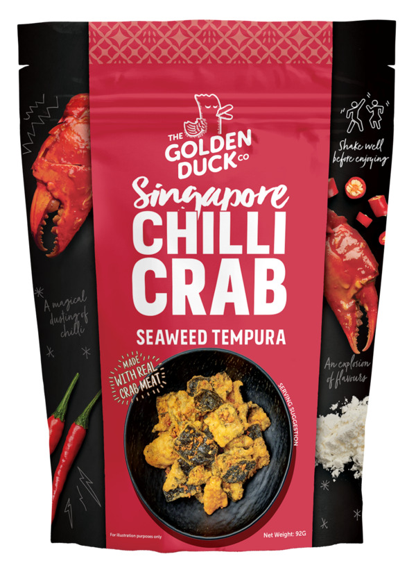 The Golden Duck Chilli Crab Seaweed Tempura