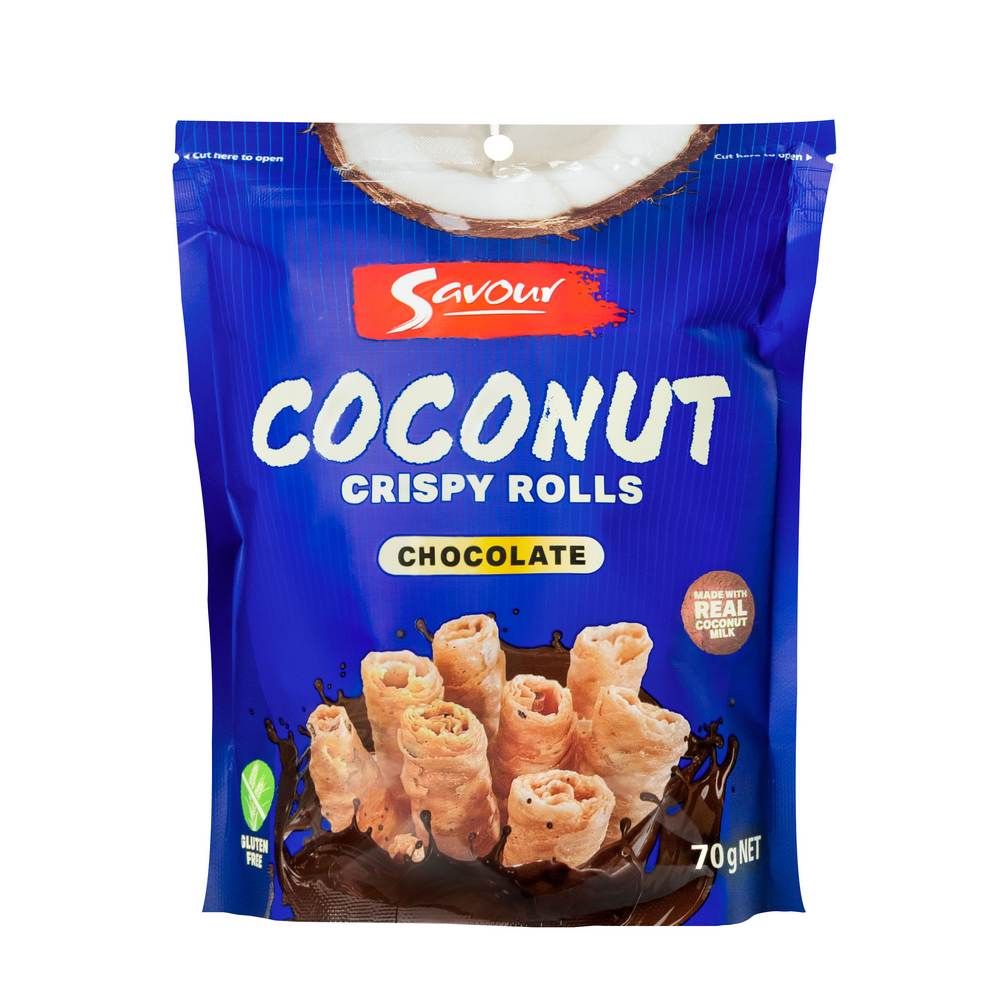 Savour Coconut Roll Chocolate 70g