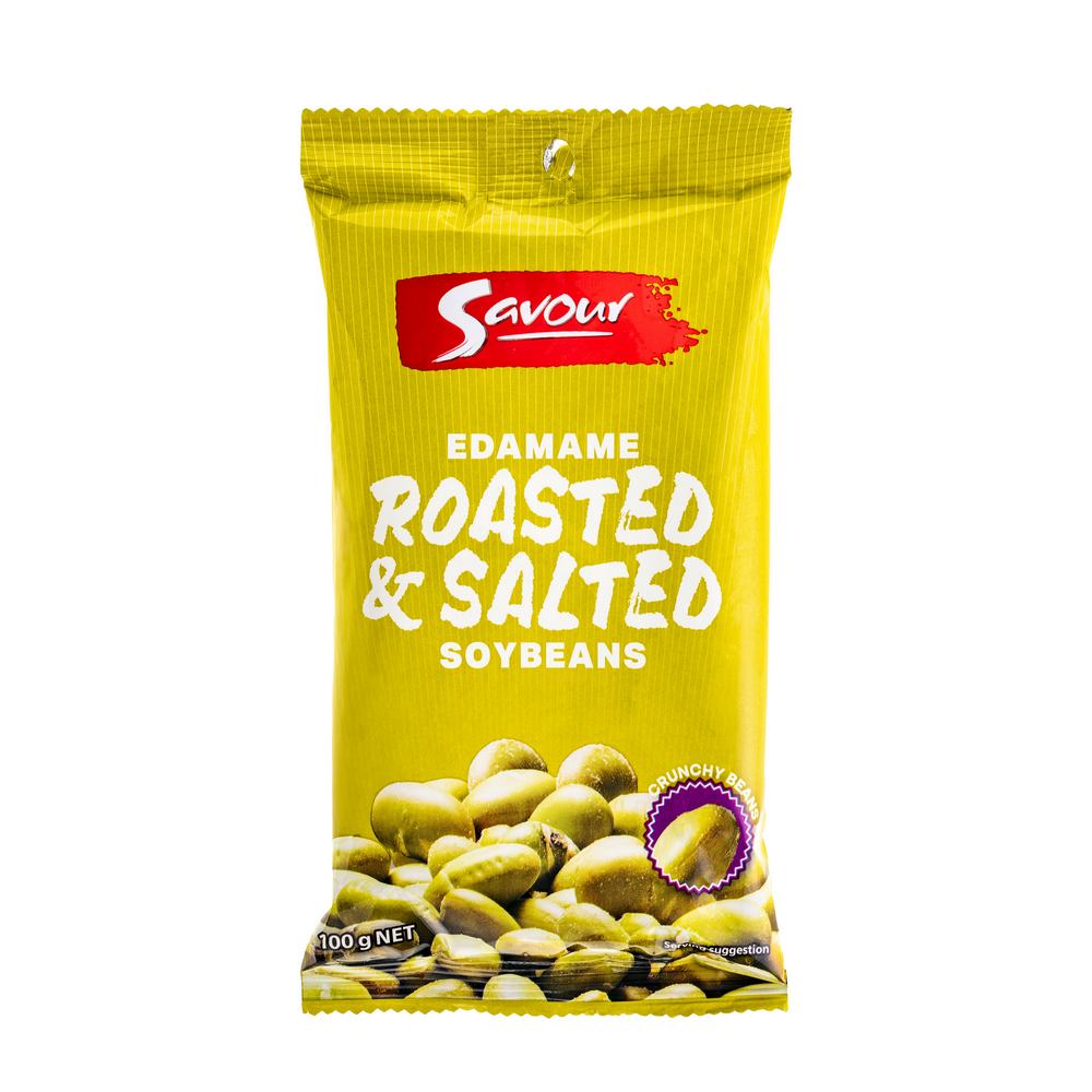 Savour Edamame Roasted & Salted Soybeans 100g
