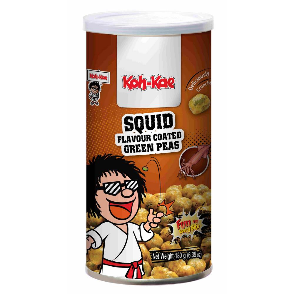 KOH KAE SQUID FLAV GREEN PEAS 180G
