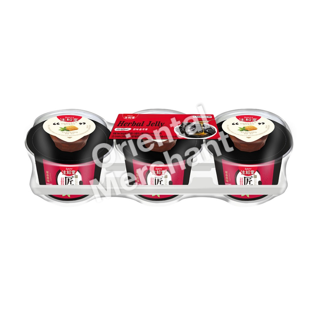 Sunity Herbal Jelly Original with Syrup 645g (3x215g)