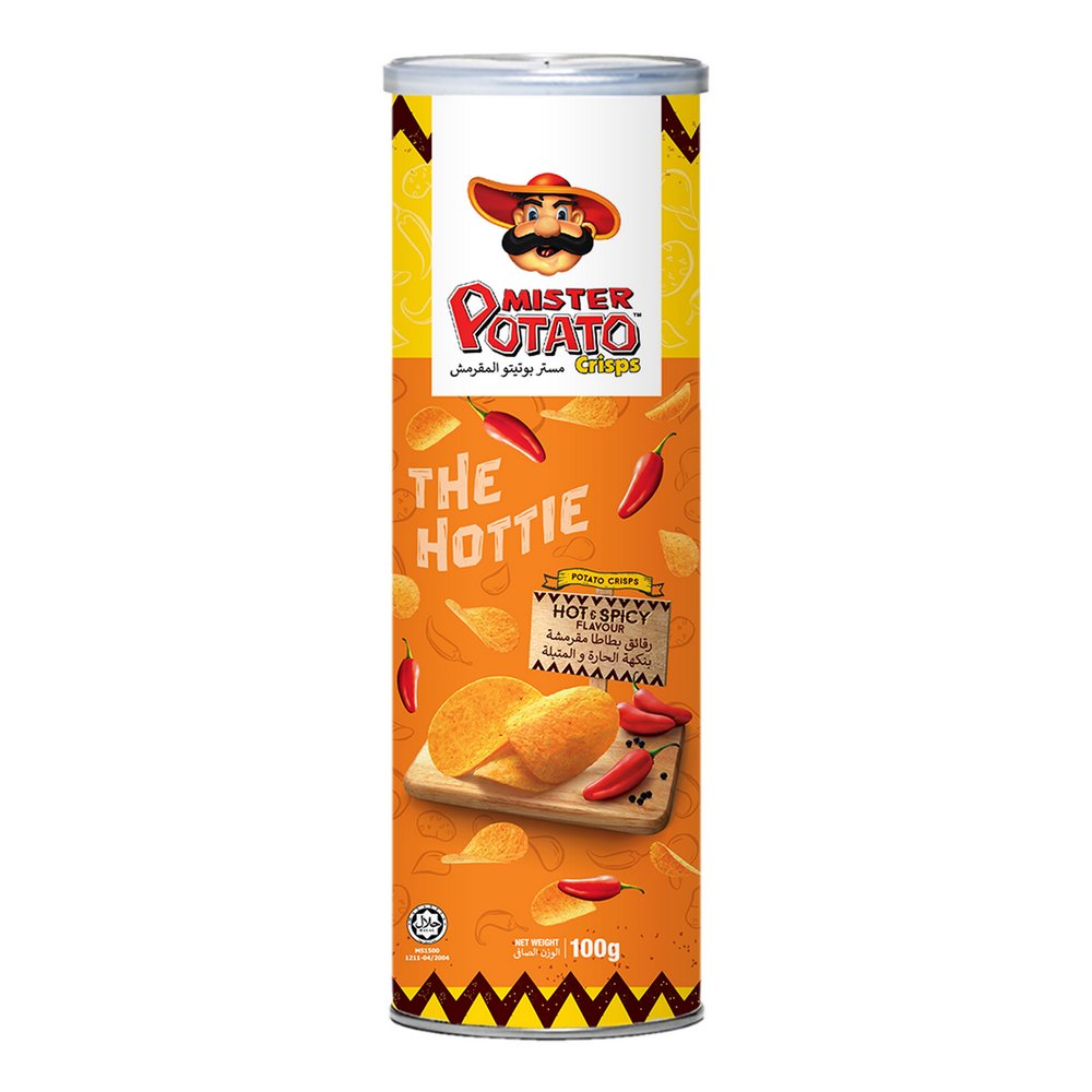 Mister Potato Crisps Hot & Spicy 100g