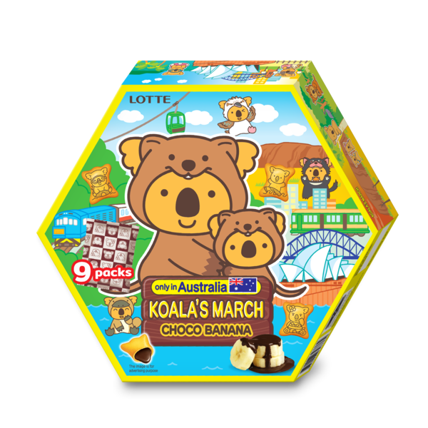 LOTTE KOALAS MARCH CHOC BANANA
