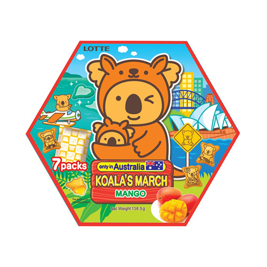 Lotte Koala's March Mango 136.5g