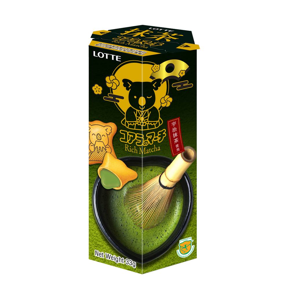 Lotte Koalas March Rich Matcha 33g