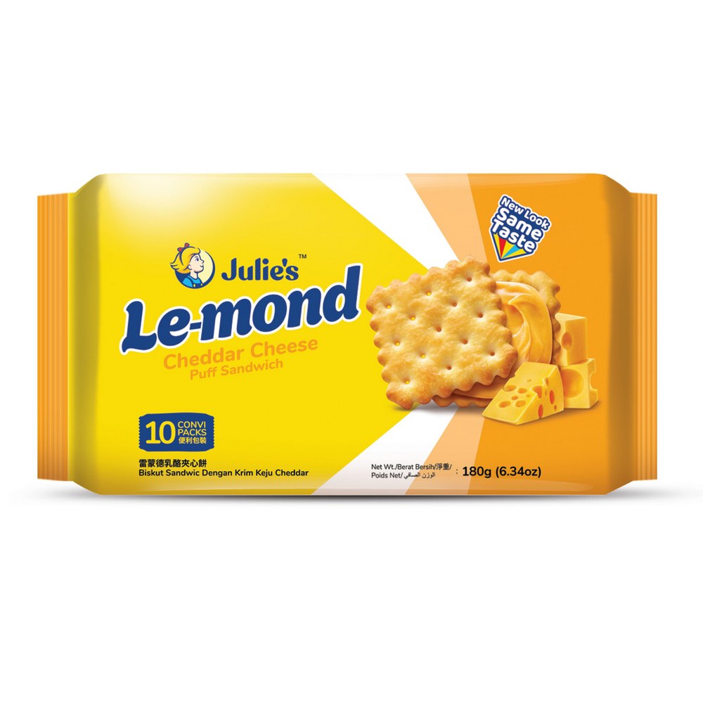 Julie's Le-mond Puff Sandwich (Cheddar Cheese Cream) 180g