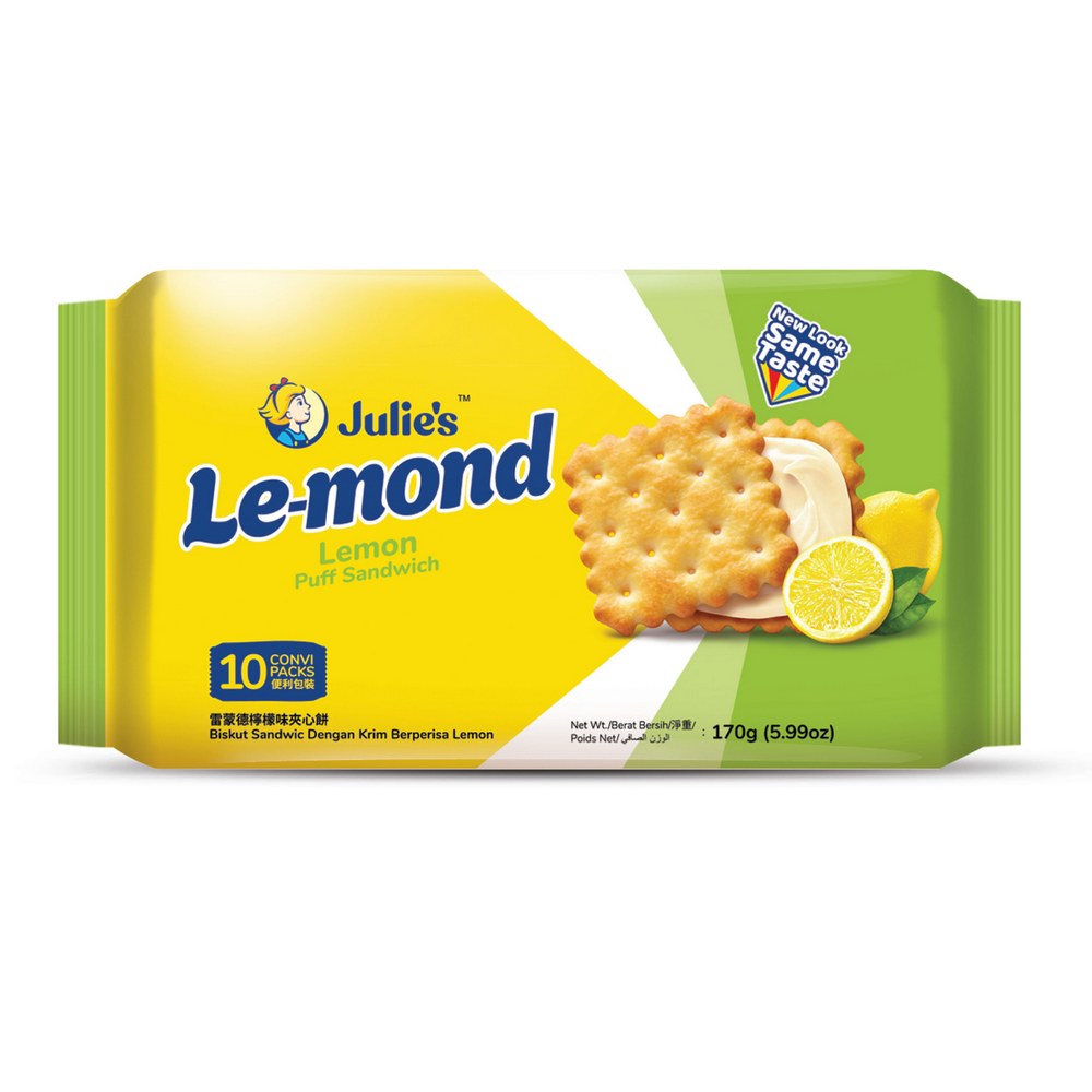 Julie's Le-mond Puff Sandwich (Lemon Flavoured Cream) 170g