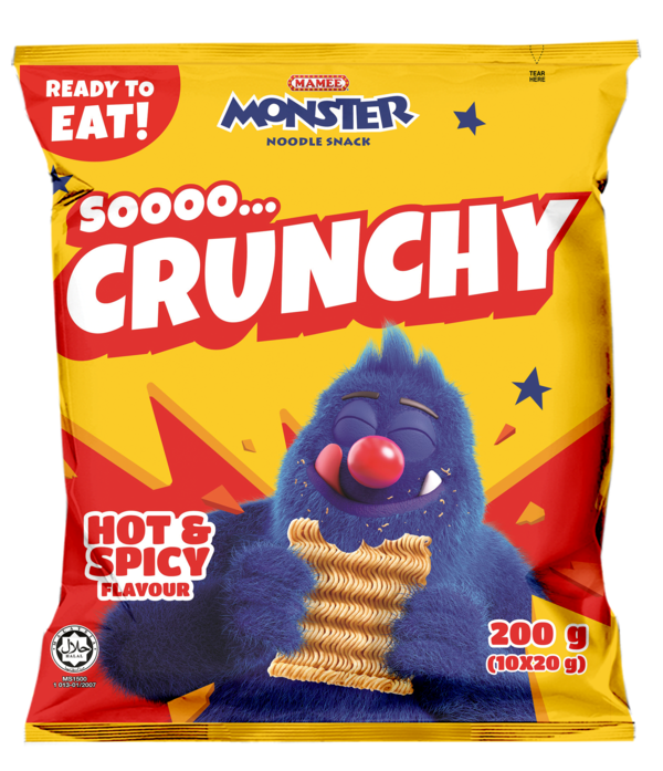 MAMEE MONSTER NOODLE SNACK HOT & SPICY