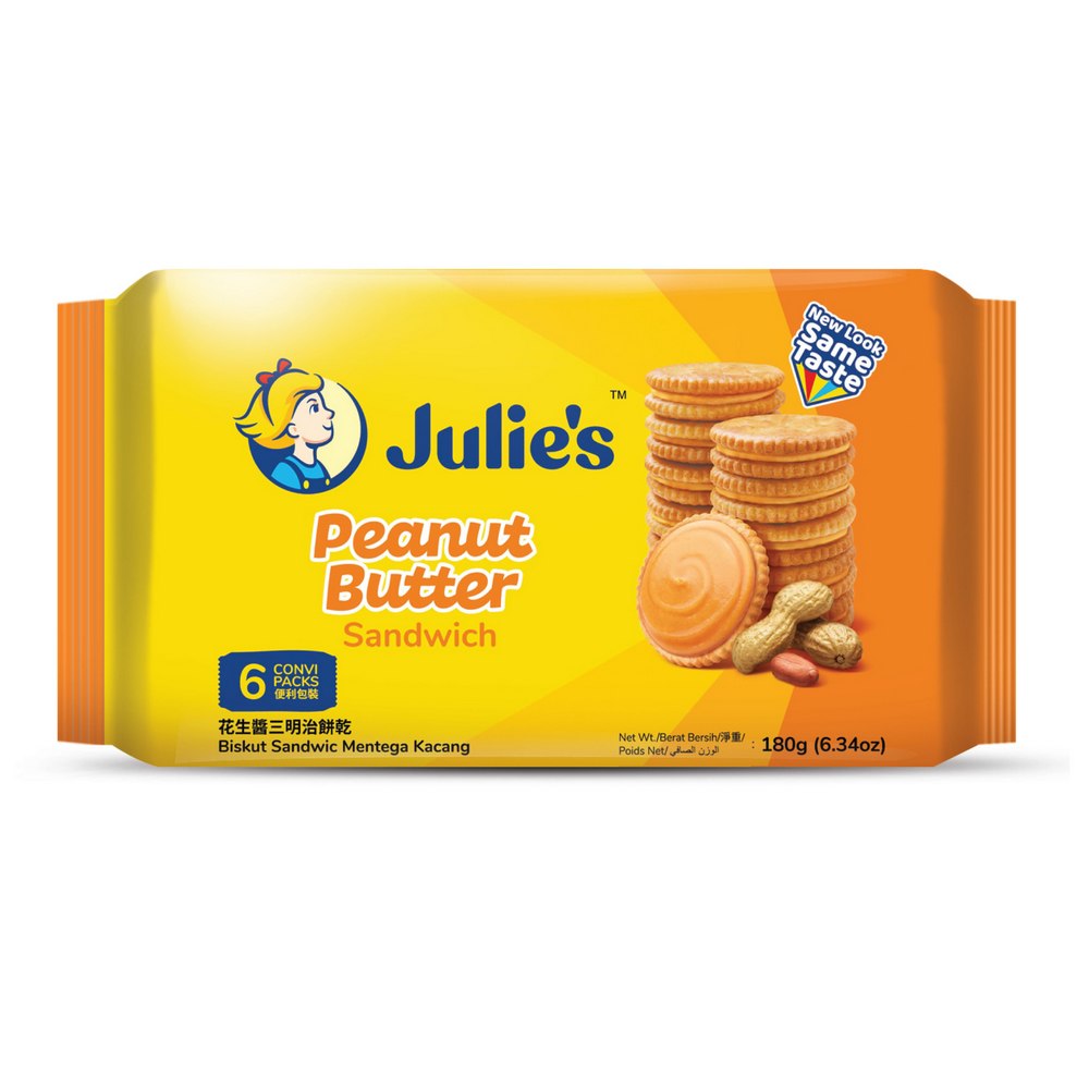 Julie's Peanut Butter Sandwich 180g