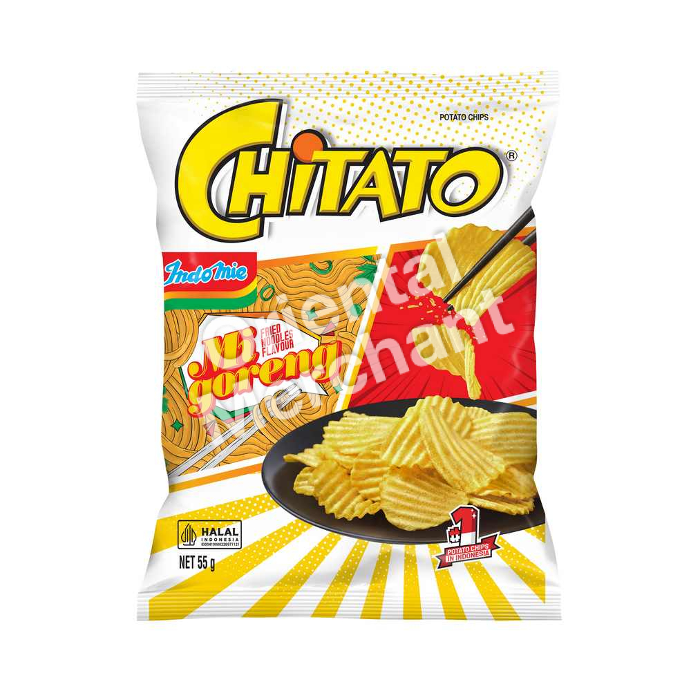 Chitato Potato Chips (Indomie Mi Goreng Fried Noodles Flavour) 55g