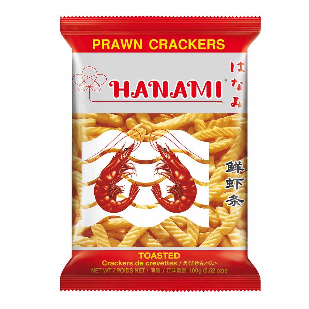 Hanami Toasted Prawn Crackers 100g