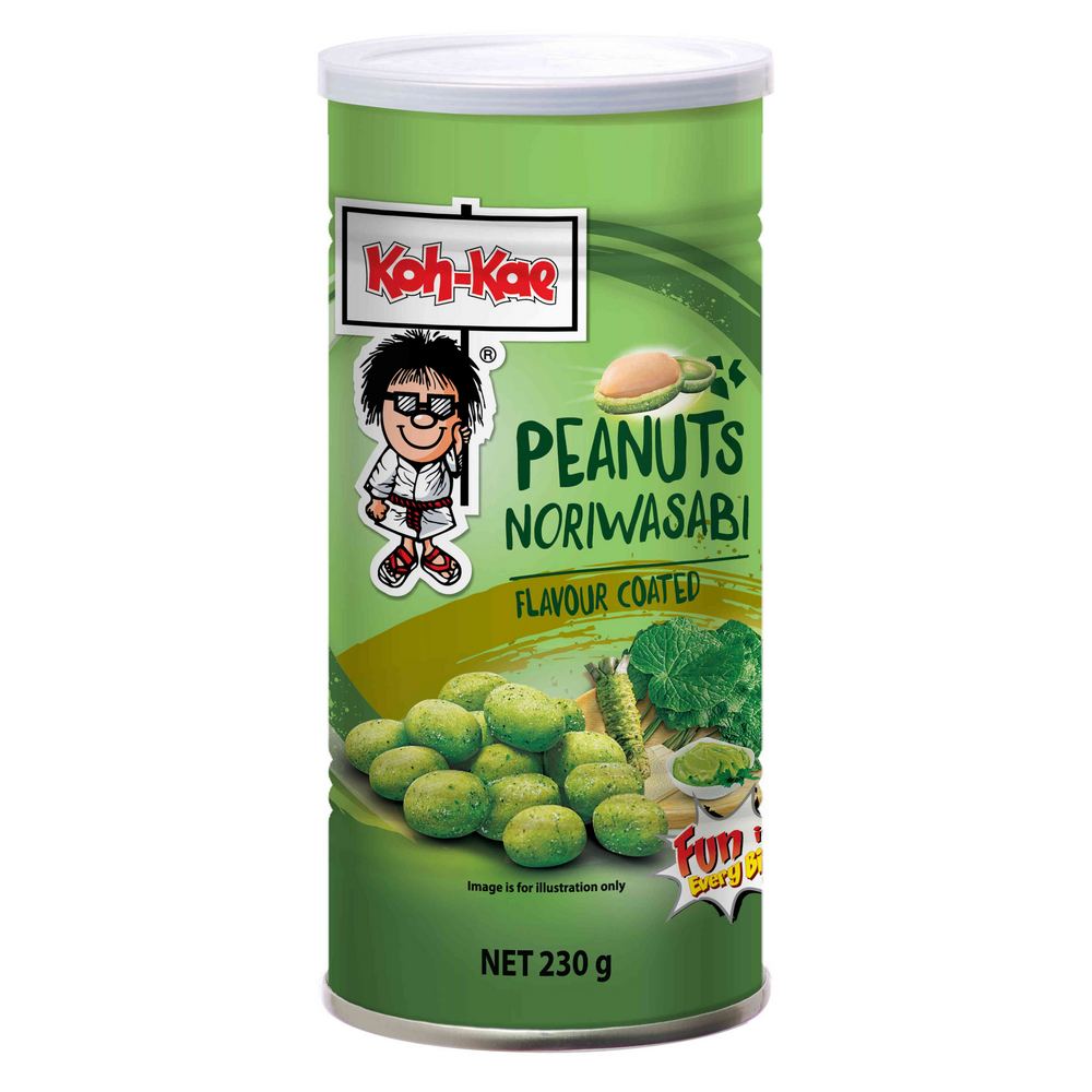 Koh Kae Peanuts (Nori Wasabi Flavour Coated) 230g