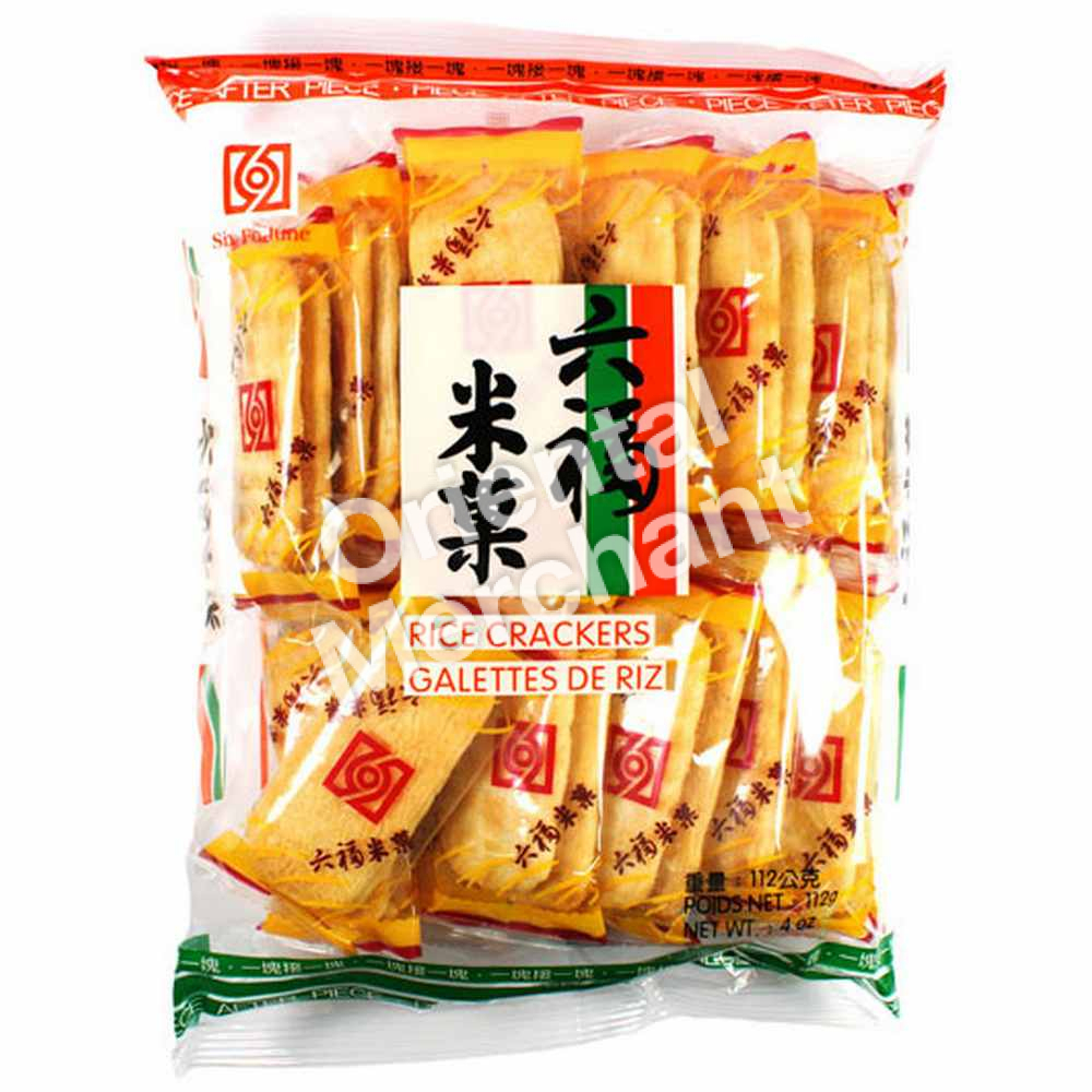 Six Fortune Rice Crackers 112g