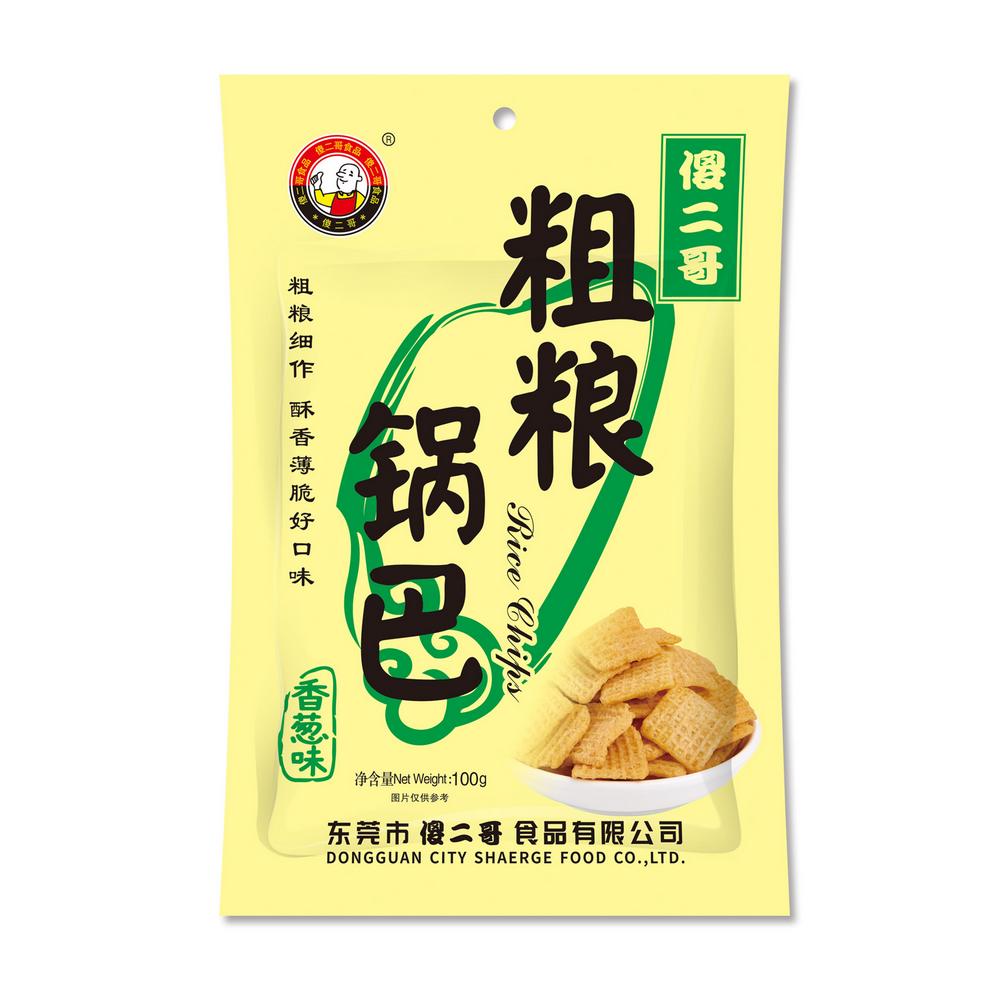 SHAERGE RICE CHIPS SCALLION 100G