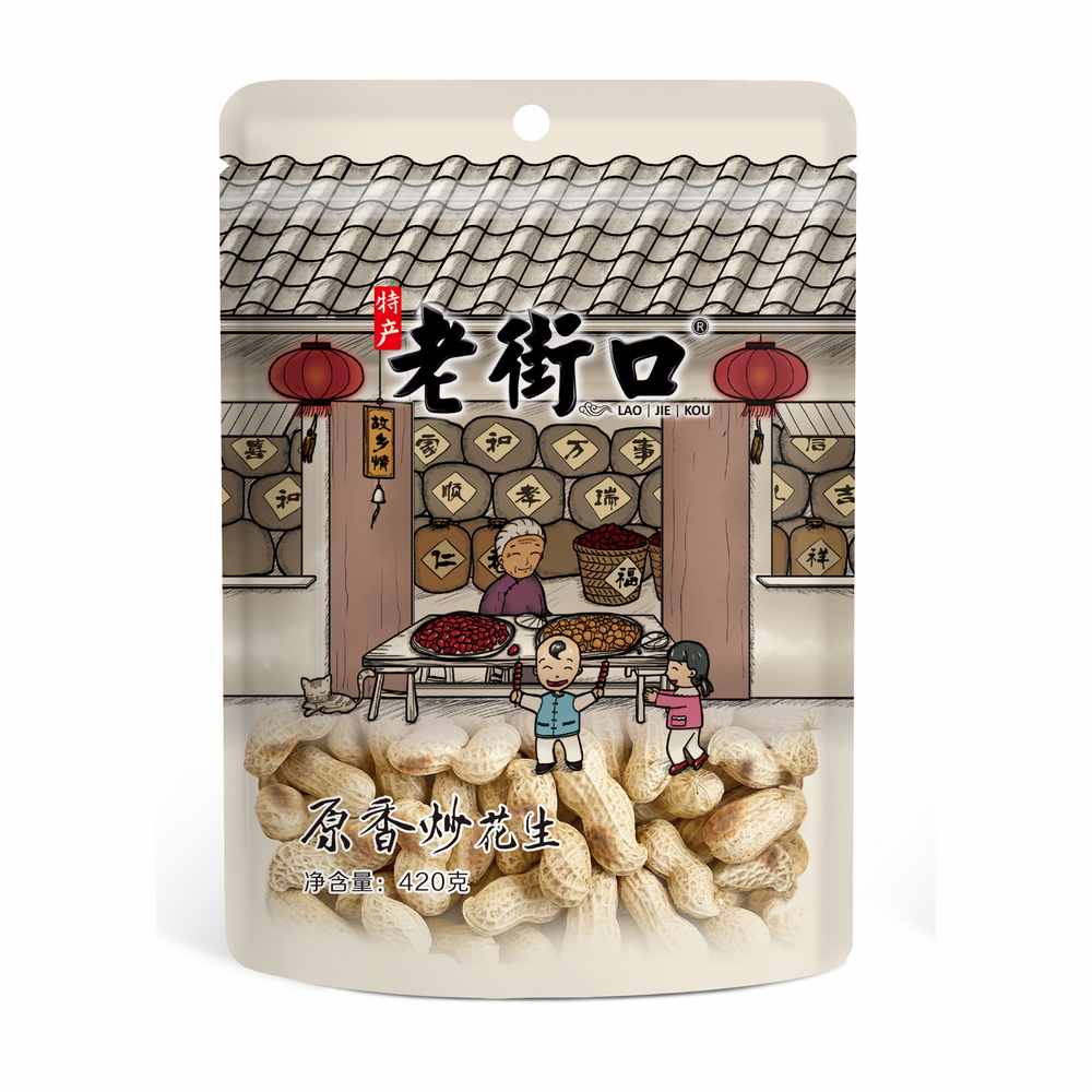 Lao Jie Kou Roasted Peanuts Original Flavour 420g