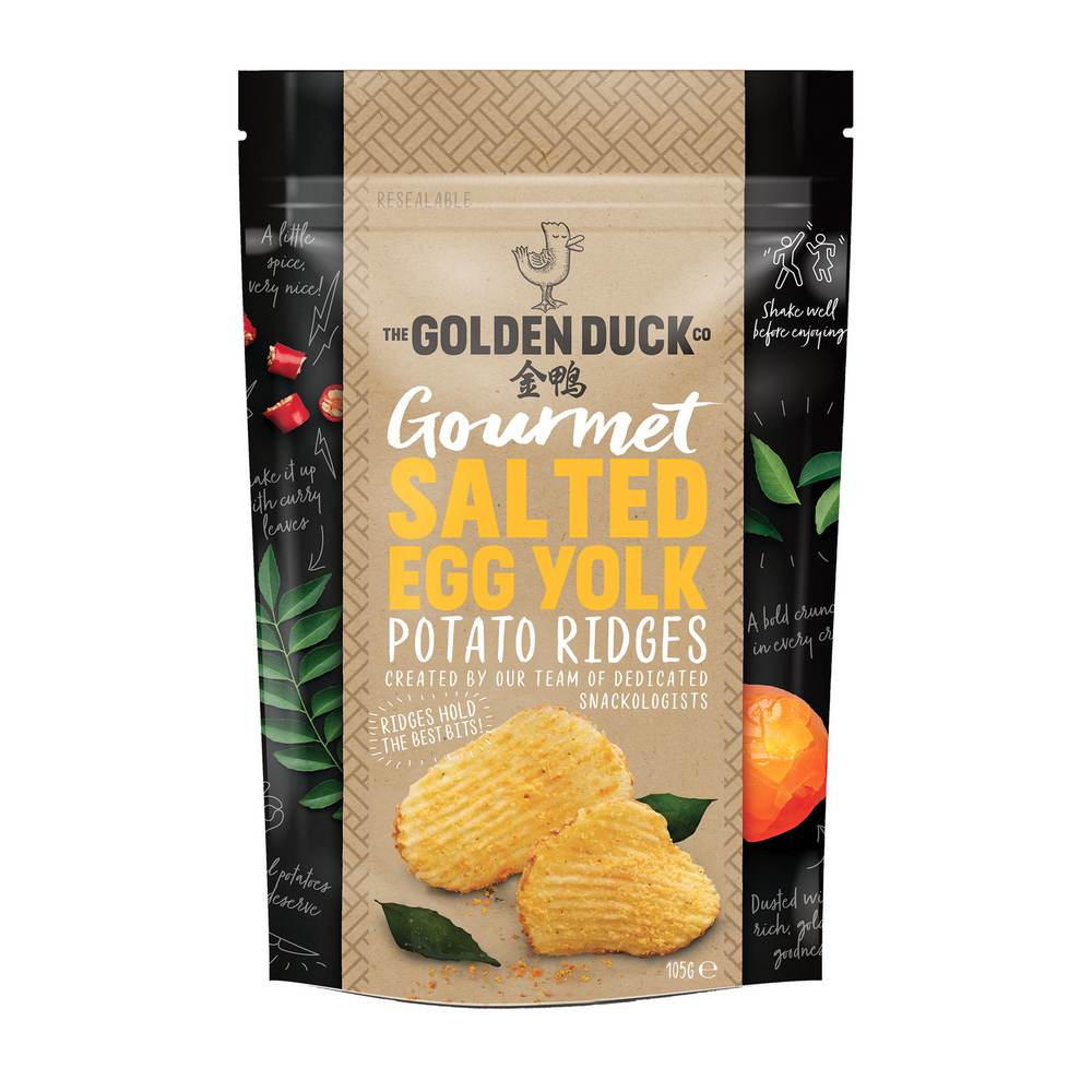 The Golden Duck Salted Egg Yolk Potato Ridges 105g