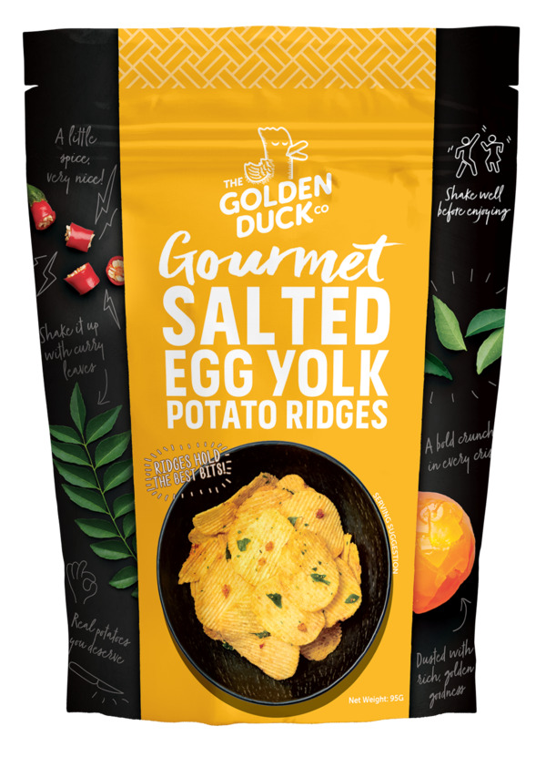 The Golden Duck Salted Egg Yolk Potato Ridges