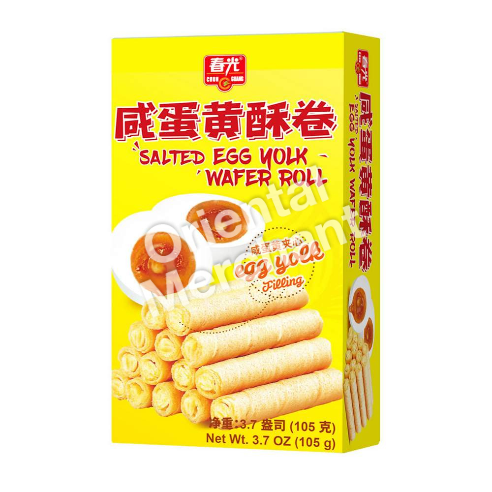 Chun Guang Salted Egg Yolk Wafer Roll 105g