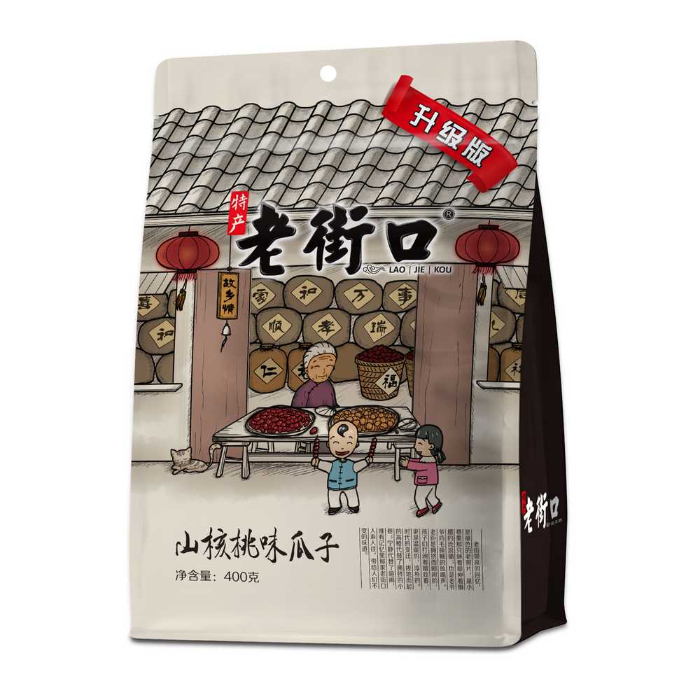 Lao Jie Kou Sunflower Seeds Artificial Walnut Flavour 400g