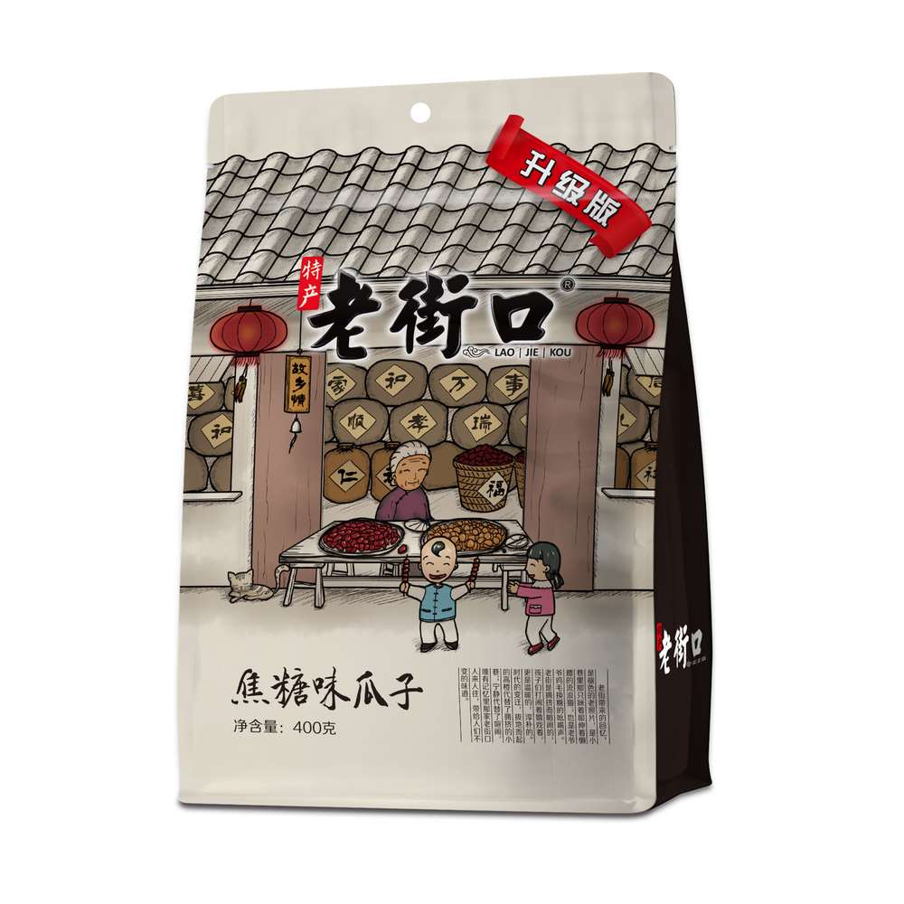 Lao Jie Kou Sunflower Seeds Caramel Flavour 400g