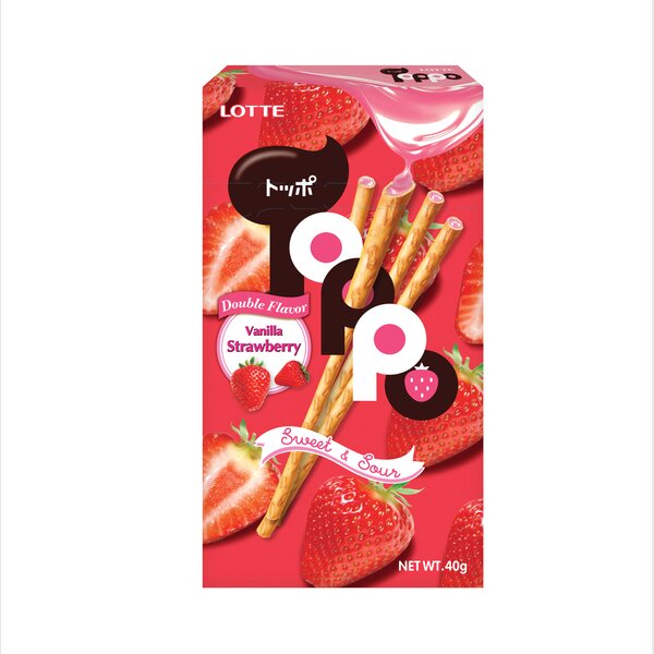 LOTTE TOPPO STRAWBERRY 40G