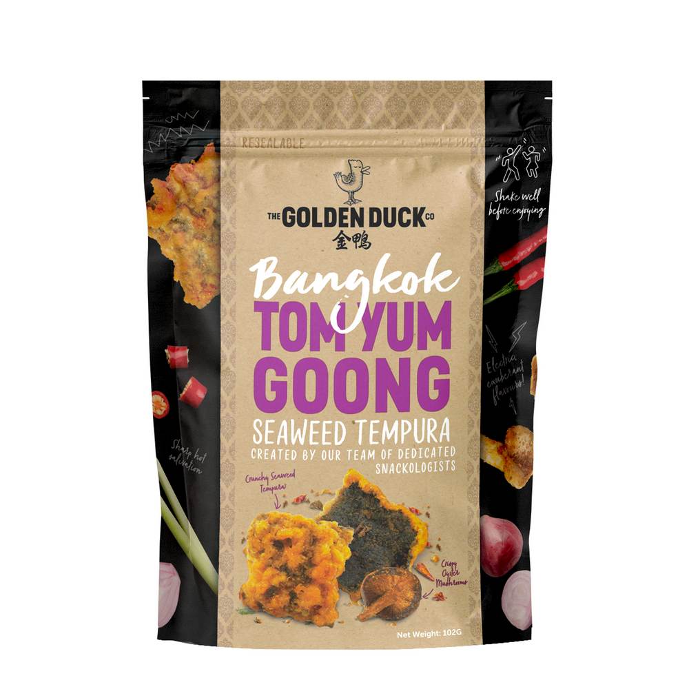 The Golden Duck Tom Yum Goong Seaweed Tempura 102g