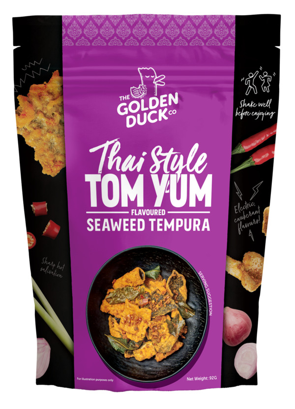 The Golden Duck Tom Yum Goong Seaweed Tempura