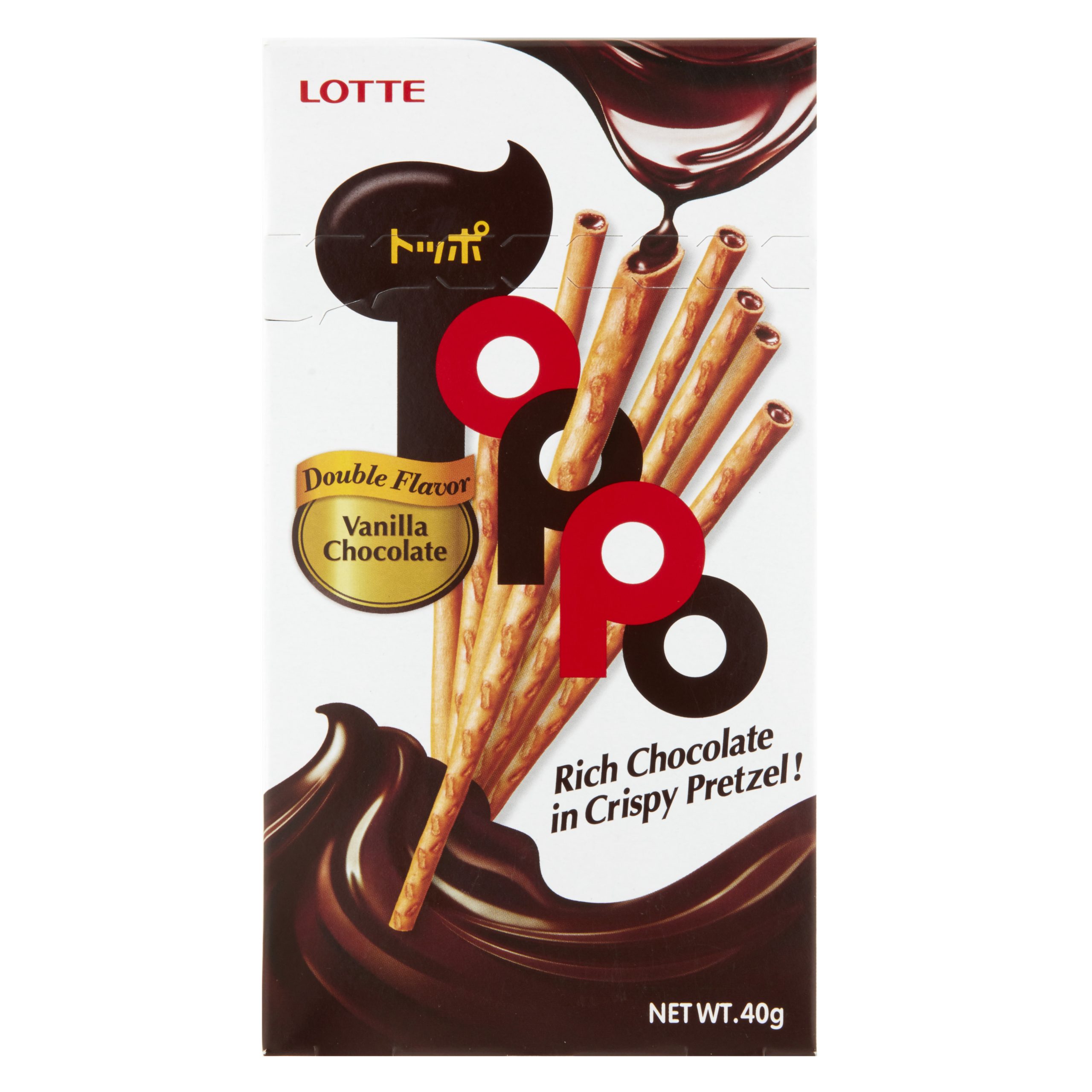 Lotte Toppo Vanilla Chocolate 40g