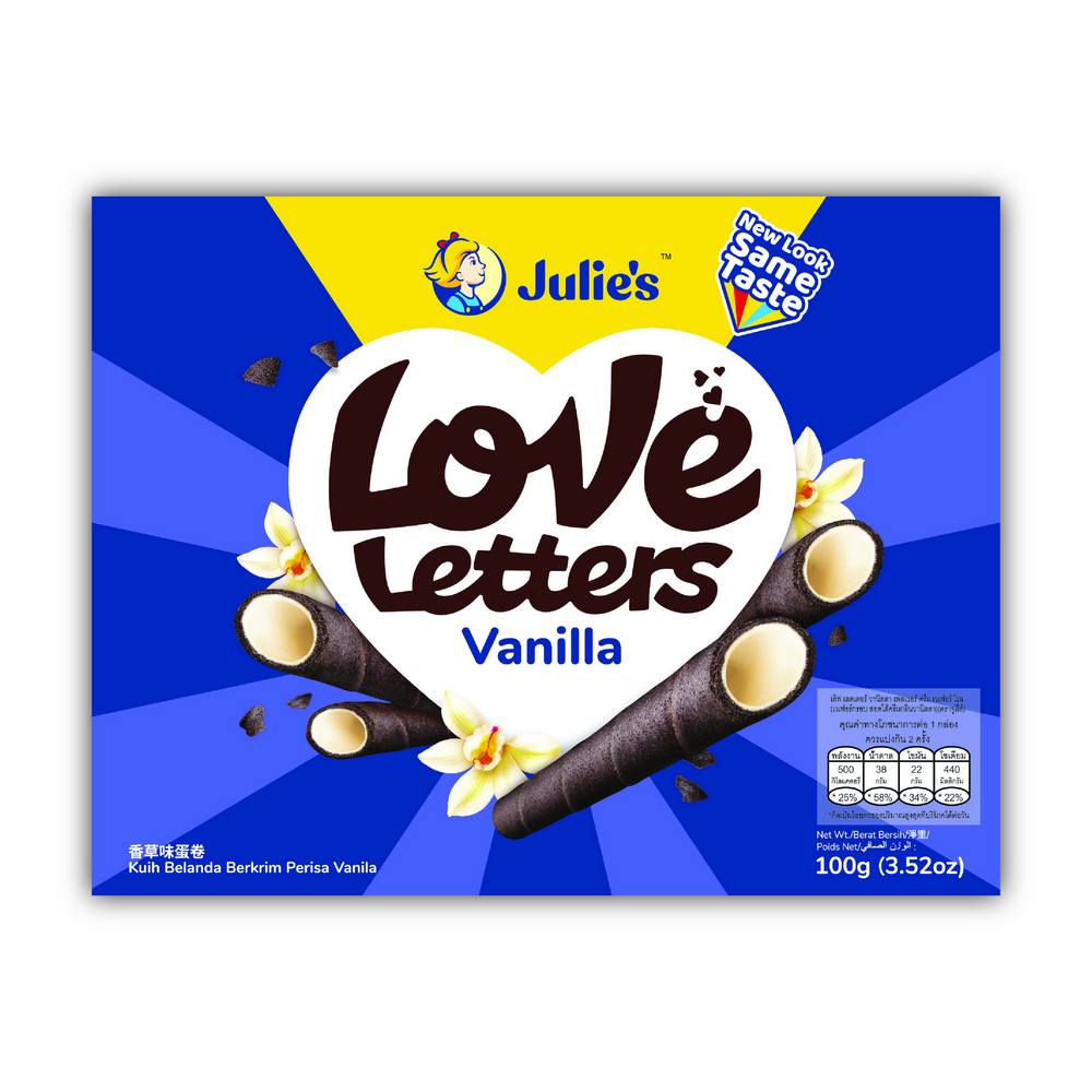 JULIES CRM WFR ROLL VANILLA 100G