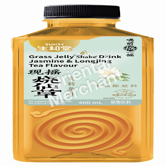 Sunity Grass Jelly Shake Drink Jasmine & Longjing Tea Flavour