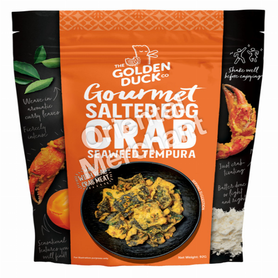 The Golden Duck Salted Egg Crab Seaweed Tempura